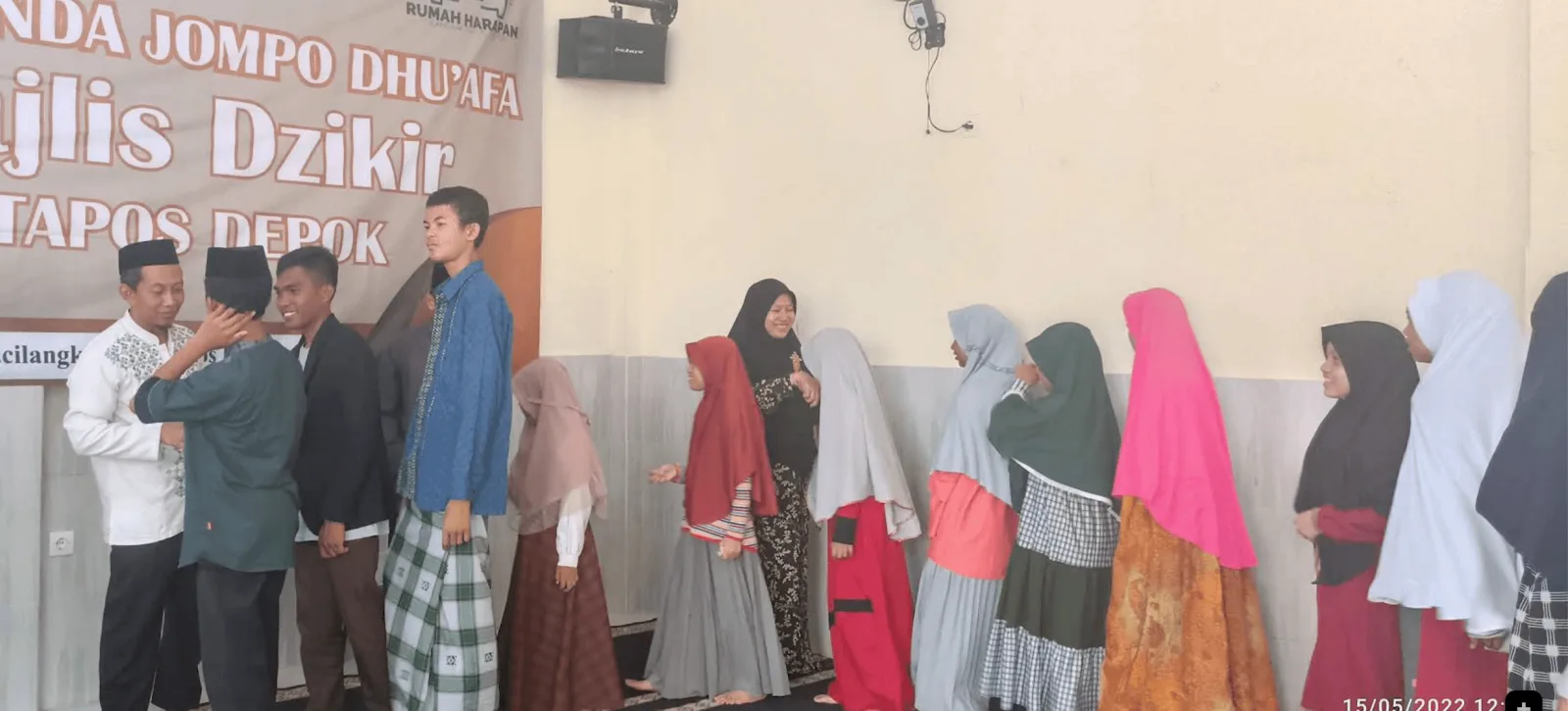 Majlis Zikir bersama janda jompo dan dhuafa binaan Rumah Harapan
